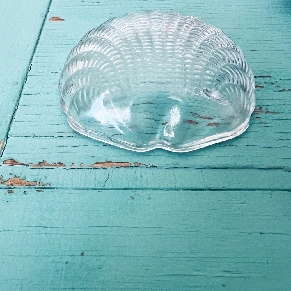 Clam Shell‎ Nautical Ring/Jewelry Clear Dainty And Girly Glass Dish
